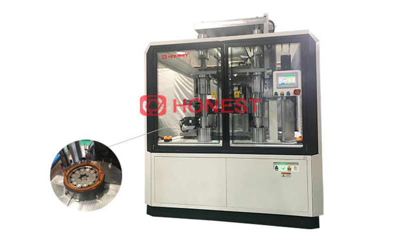 Automatic hairpin motor stator production line
